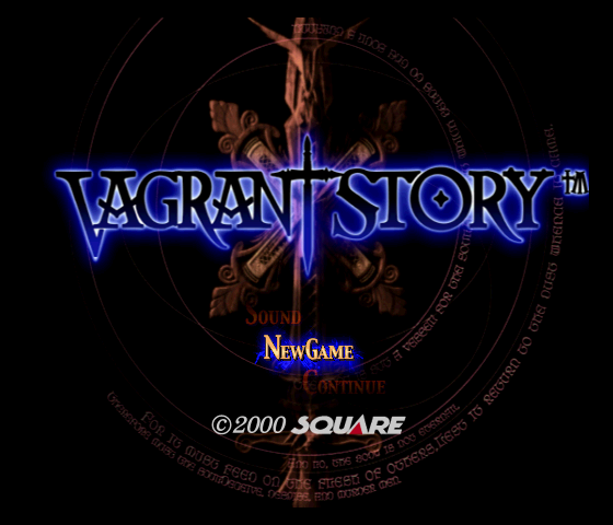 Vagrant Story Title Screen